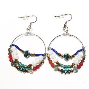 Gypsy Carnival Beaded Earrings